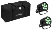 Eurolite Set 2x AKKU PAR 6 QCL + Soft-Bag