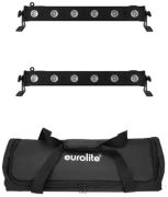 Eurolite Set 2x LED BAR-6 QCL RGBA + Soft Bag