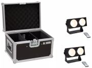 Eurolite Set 2x LED CBB-2 COB WW Leiste + Case