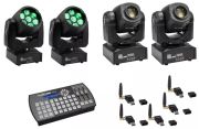 Eurolite Set 2x LED TMH-W63 + 2x LED TMH-S30 + USB QuickDMX + Easy Show