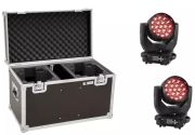 Eurolite Set 2x LED TMH-X4 Moving-Head Wash Zoom + Case