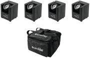 Eurolite Set 4x AKKU UP-1 + SB-4 Soft-Bag