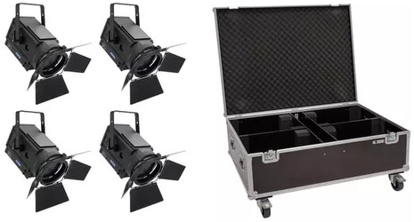 Eurolite Set 4x LED THA-150F + Case
