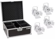 Eurolite Set 4x LED THA-20PC TRC Theater-Spot ws + Case Eurolite Set 4x LED THA-20PC TRC Theater-Spot ws + Case