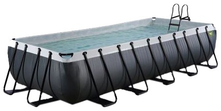 Exit Black Leather Pool mit Filterpumpe 540 x 250 x 100 cm (30.12.53.20)