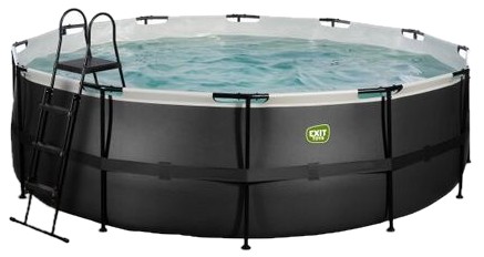 Exit Black Leather Pool mit Filterpumpe ø450 x 122 cm (30.22.15.20)