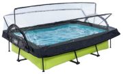Exit Lime Pool mit Abdeckung 300 x 200 x 65 cm