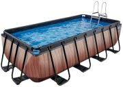 Exit Wood Pool 400 x 200 x 100 cm + Sandfilterpumpe Exit Wood Pool 400 x 200 x 100 cm + Sandfilterpumpe