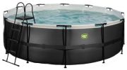 Exit Black Leather Pool mit Sandfilterpumpe ø427 x 122 cm (30.27.14.20)