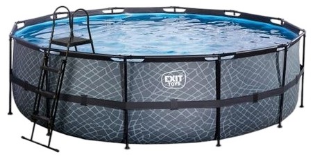 Exit Stone Pool mit Filterpumpe ø488 x 122 cm (30.22.16.00) Exit Stone Pool mit Filterpumpe ø488 x 122 cm (30.22.16.00)