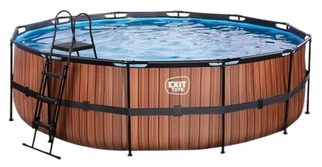 Exit Wood Pool mit Filterpumpe ø488 x 122 cm (30.22.16.10) Exit Wood Pool mit Filterpumpe ø488 x 122 cm (30.22.16.10)