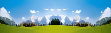 Faller Modellhintergrund Karwendelgebirge 180513