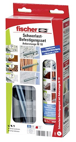 Fischer 97807 Schwerlast-Befestigungsset 300 T SBS Set M 10 Fischer 97807 Schwerlast-Befestigungsset 300 T SBS Set M 10