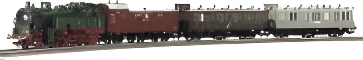 Fleischmann Personenzug der K.P. u. G.H. St. E 1903 Fleischmann Personenzug der K.P. u. G.H. St. E 1903