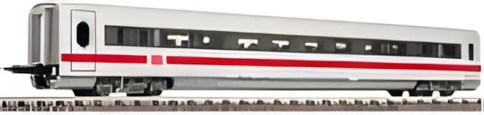 Fleischmann ICE 2-Wagen mit verkehrsrotem Streifen 7494