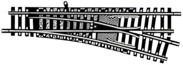 Fleischmann Weiche rechts 6071