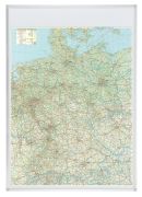 Franken Kartentafel Straßenkarte Deutschland magnetisch Franken Kartentafel Straßenkarte Deutschland magnetisch