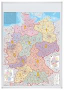 Franken Kartentafel PLZ-Karte Deutschland Magnetisch 98 x 140 cm Franken Kartentafel PLZ-Karte Deutschland Magnetisch 98 x 140 cm