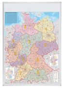 Franken Kartentafel PLZ-Karte Deutschland Laminiert 97 x 137 cm Franken Kartentafel PLZ-Karte Deutschland Laminiert 97 x 137 cm