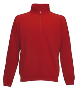 Fruit of the Loom Classic Zip Neck Sweat Fruit of the Loom Classic Zip Neck Sweat