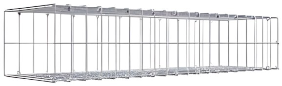 Gabiona Anbaugabione Typ 2 C-Ring 100 x 20 x 30 cm (90439)