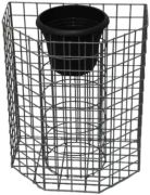 Gabiona Blumensäule achteckig halb 62 cm (30015)