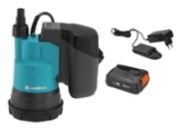 Gardena Akku-Klarwasser-Tauchpumpe 2000/2 18V P4A Ready-To-Use Set (14600-61)