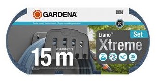 Gardena Liano Xtreme 15 m Set + Wandschlauchhalter (18466-20)