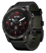Garmin Epix Pro (Gen 2) Sapphire 47 mm DLC-Titan Leder-Armband Garmin Epix Pro (Gen 2) Sapphire 47 mm DLC-Titan Leder-Armband