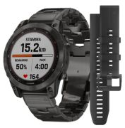 Garmin Fenix 7 Sapphire Solar + Titanarmband