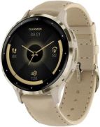Garmin Venu 3S mit Lederband