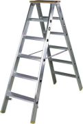 Geis & Knoblauch Stufenstehleiter beidseitig 51704