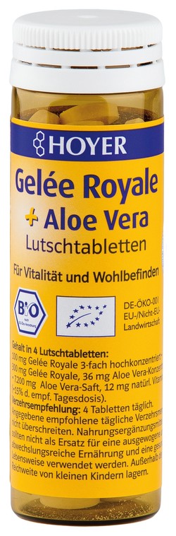 HOYER GmbH Gelee Royale + Aloe Vera Lutschtabletten 60 Stk.
