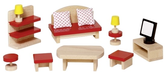 Goki Puppenmöbel Wohnzimmer (51716) Goki Puppenmöbel Wohnzimmer (51716)