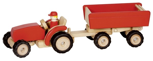 Goki Traktor mit Anhänger (55942)
