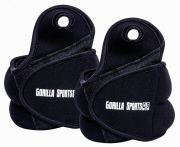 Gorilla Sports Gewichtsmanschetten 1 kg - 2 x 0,5 kg