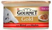 Gourmet Gold Feine Komposition mit Rind & Huhn 24x 85 g