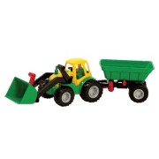Gowi Traktor mit Anhänger 56 cm