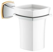 Grohe Grandera Halter mit Keramik-Mundspülglas (40626IG0) Grohe Grandera Halter mit Keramik-Mundspülglas (40626IG0)