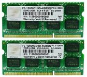 G.Skill SO-DIMM 4GB PC3-12800 SQ Kit (F3-12800CL9D-4GBSQ)