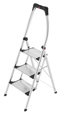 Hailo K100 TopLine Komfort-Trittleiter 3 Stufen