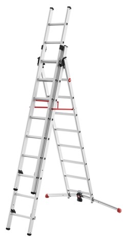 Hailo ProfiLOT 2 x 9 + 1 x 8 Sprossen