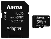 Hama microSDXC 128GB Class 10 UHS-I 80MB/s Adapter/Mobile (00124158) Hama microSDXC 128GB Class 10 UHS-I 80MB/s Adapter/Mobile (00124158)