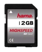 Hama Secure Digital Card (SD) 2GB High Speed