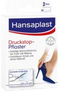 Hansaplast Druckstopp transparentes Schutzpolster 2 Stk.