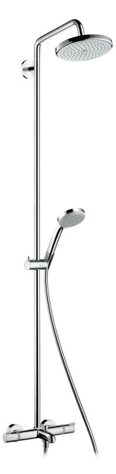 Hansgrohe Croma 220 Air 1jet Showerpipe Wanne (27223000)