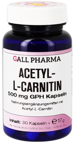 Hecht Pharma GmbH Acetyl-L-Carnitin 500 mg Kapseln 30 Stk.