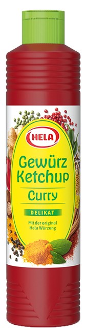 Hela Curry Gewürz Ketchup delikat 800 ml Hela Curry Gewürz Ketchup delikat 800 ml