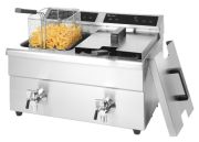 Hendi Induktionsfritteuse mit Ablasshahn 2x8 l (215029) Hendi Induktionsfritteuse mit Ablasshahn 2x8 l (215029)