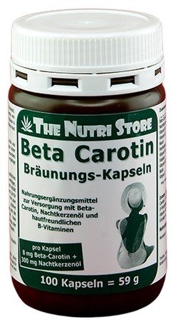 Hirundo Products Beta Carotin 8 mg Bräunungskapseln 100 Stk.